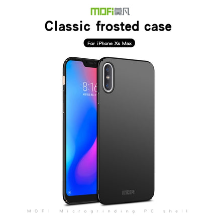 MOFI Frosted PC Ultra-thin Full Coverage Protective Case for iPhone XS Max (Rose Gold)-garmade.com
