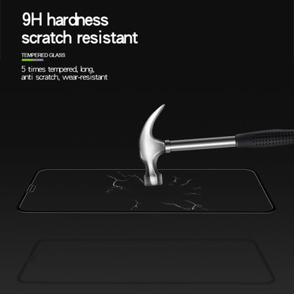 MOFI 9H Surface Hardness 2.5D Arc Edge Explosion-proof Full Screen Tempered Glass Film for iPhone 11 Pro Max / XS Max(Black)-garmade.com