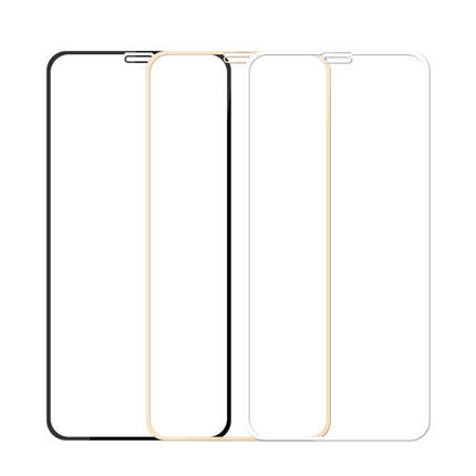 MOFI 9H Surface Hardness 2.5D Arc Edge Explosion-proof Full Screen Tempered Glass Film for iPhone 11 Pro Max / XS Max(White)-garmade.com