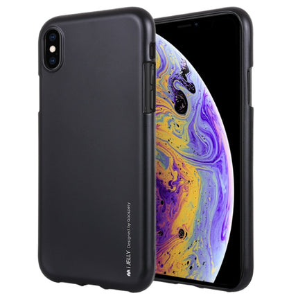 GOOSPERY JELLY Series Shockproof Soft TPU Case for iPhone XS Max(Black)-garmade.com