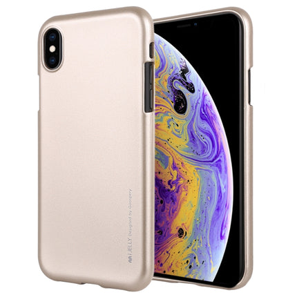 GOOSPERY JELLY Series Shockproof Soft TPU Case for iPhone XS Max(Gold)-garmade.com