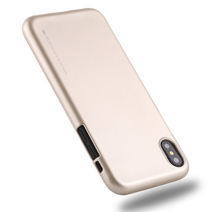 GOOSPERY JELLY Series Shockproof Soft TPU Case for iPhone XS Max(Gold)-garmade.com