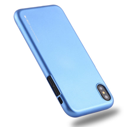 GOOSPERY JELLY Series Shockproof Soft TPU Case for iPhone XS Max(Blue)-garmade.com