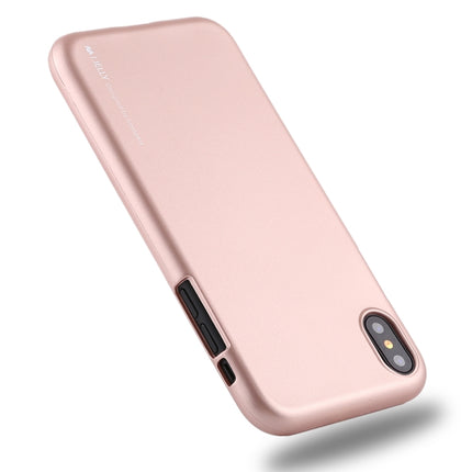 GOOSPERY JELLY Series Shockproof Soft TPU Case for iPhone XS Max(Rose Gold)-garmade.com