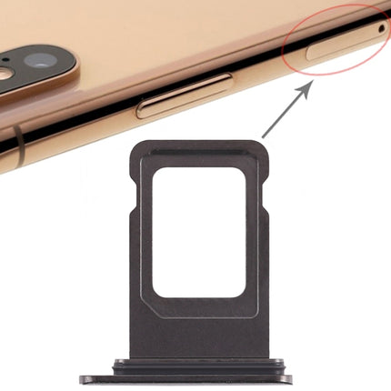 Double SIM Card Tray for iPhone XS Max (Double SIM Card)(Black)-garmade.com