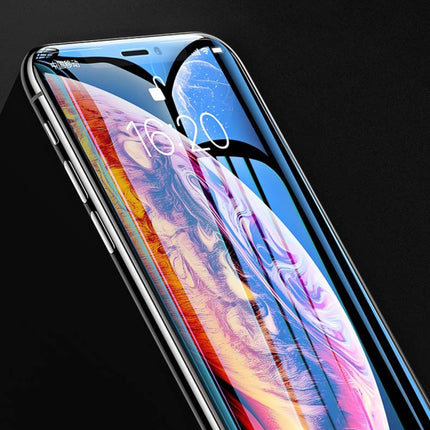 TOTUDESIGN 9H Surface Hardness HD Unbroken Edges Tempered Glass Film for iPhone XS Max-garmade.com