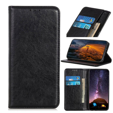 Magnetic Retro Crazy Horse Texture Horizontal Flip Leather Case for iPhone XS Max, with Holder & Card Slots & Wallet (Black)-garmade.com