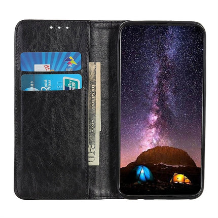 Magnetic Retro Crazy Horse Texture Horizontal Flip Leather Case for iPhone XS Max, with Holder & Card Slots & Wallet (Black)-garmade.com