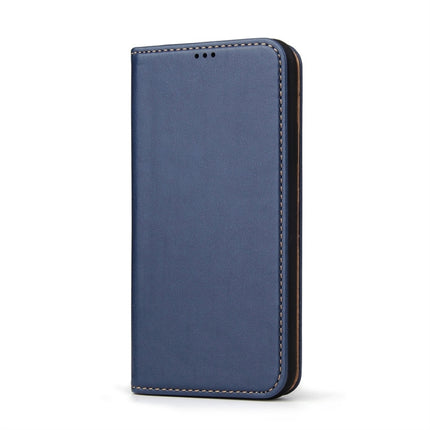Dermis Texture PU Horizontal Flip Leather Case for iPhone XS Max, with Holder & Card Slots & Wallet(Blue)-garmade.com
