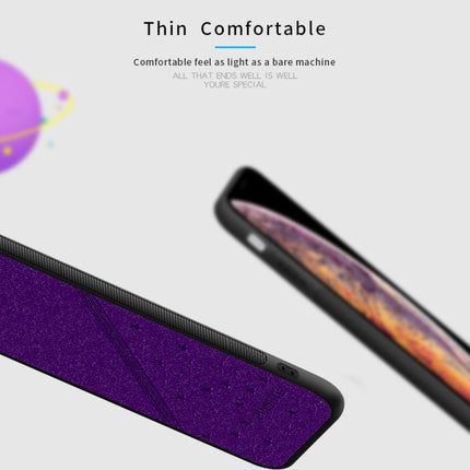 PINWUYO Full Coverage Waterproof Shockproof PC+TPU+PU Case for iPhone XS Max (Purple)-garmade.com