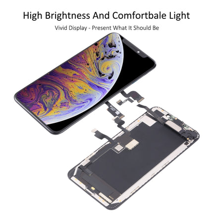 Original LCD Screen for iPhone XS Max Digitizer Full Assembly with Earpiece Speaker Flex Cable-garmade.com