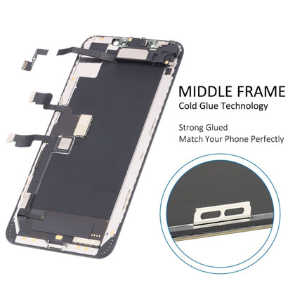 Original LCD Screen for iPhone XS Max Digitizer Full Assembly with Earpiece Speaker Flex Cable-garmade.com