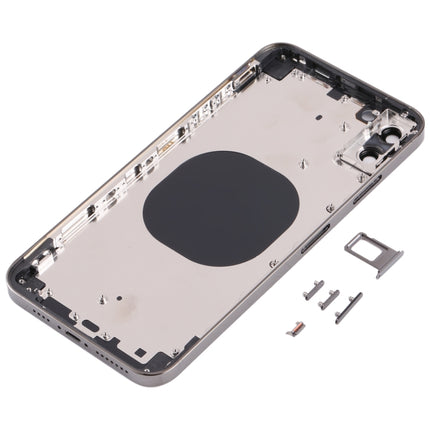 Back Housing Cover with Appearance Imitation of iP13 Pro Max for iPhone XS Max(Black)-garmade.com