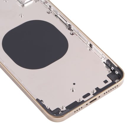 Back Housing Cover with Appearance Imitation of iP13 Pro Max for iPhone XS Max(Gold)-garmade.com