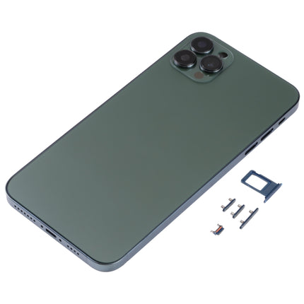 Back Housing Cover with Appearance Imitation of iP13 Pro Max for iPhone XS Max(Green)-garmade.com