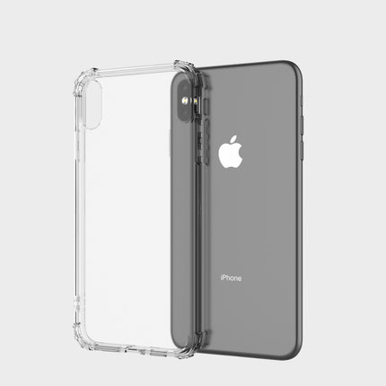 Shockproof Transparent TPU Soft Case for iPhone XS Max (Transparent)-garmade.com