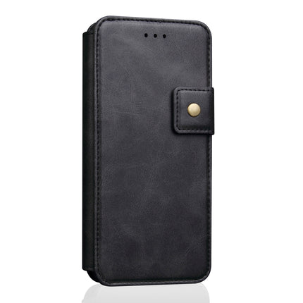 Cowhide Texture Magnetic Absorption Detachable Horizontal Flip Leather Case for iPhone XS Max, with Holder & Card Slots & Wallet (Black)-garmade.com