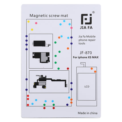 JIAFA JF-870 Magnetic Pad Screw Board for iPhone XS Max-garmade.com