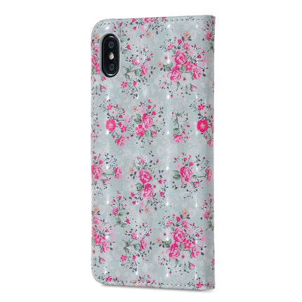 Rose Pattern Horizontal Flip Leather Case for iPhone XS Max, with Holder & Card Slots & Photo Frame & Wallet-garmade.com