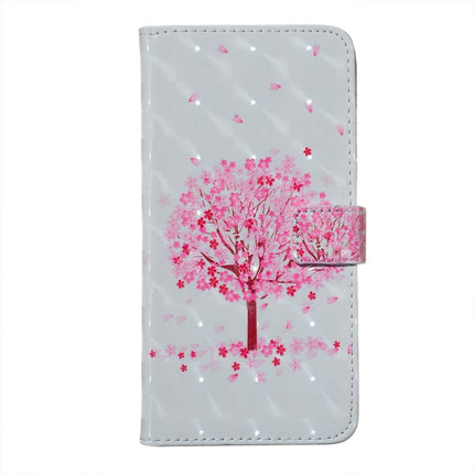 Pink Tree Pattern Horizontal Flip Leather Case for iPhone XS Max, with Holder & Card Slots & Photo Frame & Wallet-garmade.com