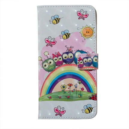 Owl Family Pattern Horizontal Flip Leather Case for iPhone XS Max, with Holder & Card Slots & Photo Frame & Wallet-garmade.com