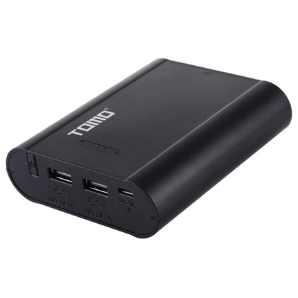 TOMO P4 USB Smart 4 Battery Charger with Indicator Light for 18650 Li-ion Battery (Black)-garmade.com
