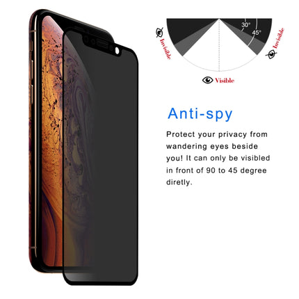 ENKAY Hat-Prince 0.26mm 9H 6D Privacy Anti-glare Full Screen Tempered Glass Film for iPhone XS Max-garmade.com