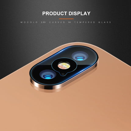 mocolo 0.15mm 9H 2.5D Round Edge Rear Camera Lens Tempered Glass Film for iPhone XS Max(Transparent)-garmade.com