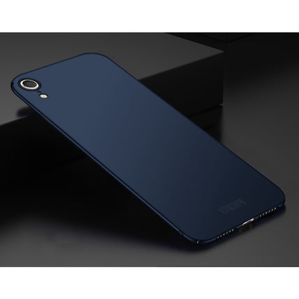 MOFI Frosted PC Ultra-thin Full Coverage Protective Case for iPhone XR (Blue)-garmade.com