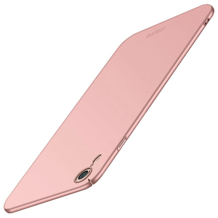 MOFI Frosted PC Ultra-thin Full Coverage Protective Case for iPhone XR (Rose Gold)-garmade.com