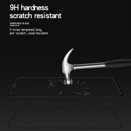 MOFI 9H Surface Hardness 2.5D Arc Edge Explosion-proof Full Screen Tempered Glass Film for iPhone 11 / XR(Black)-garmade.com