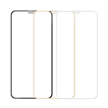 MOFI 9H Surface Hardness 2.5D Arc Edge Explosion-proof Full Screen Tempered Glass Film for iPhone 11 / XR(Black)-garmade.com