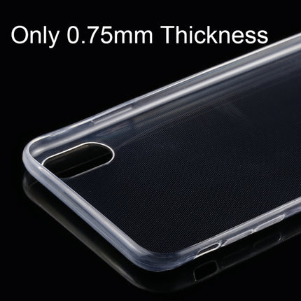 TPU Ultra-thin Transparent Case for iPhone XR(Transparent)-garmade.com