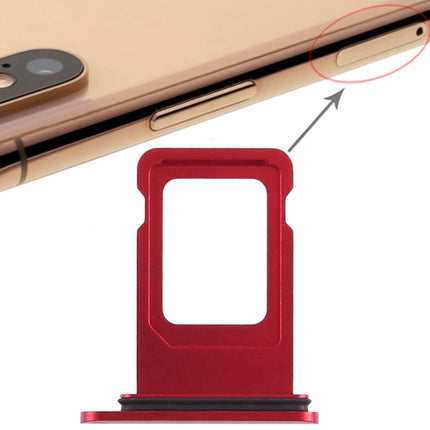 Double SIM Card Tray for iPhone XR (Double SIM Card)(Red)-garmade.com