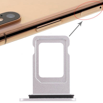 Double SIM Card Tray for iPhone XR (Double SIM Card)(White)-garmade.com