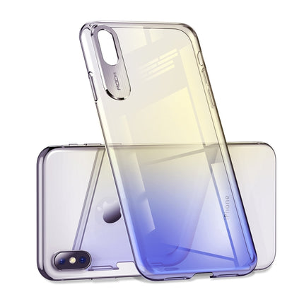 ROCK Gradient Color PC Protective Case for iPhone XR (Blue)-garmade.com