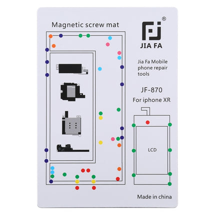 JIAFA JF-870 Magnetic Pad Screw Board for iPhone XR-garmade.com