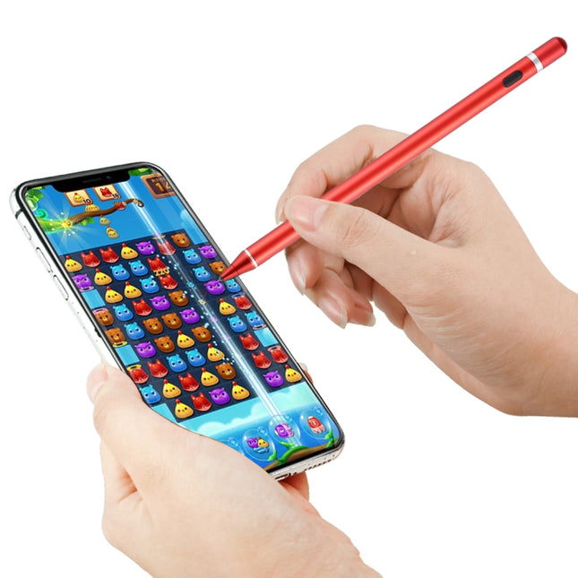 Active Capacitive Stylus for iPod touch / iPad mini & Air & Pro / iPhone(Red)-garmade.com