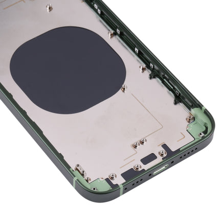 Frosted Frame Back Housing Cover with Appearance Imitation of iP13 Pro for iPhone XR(Green)-garmade.com
