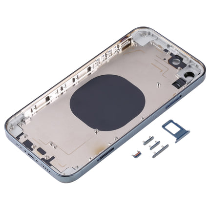 Stainless Steel Back Housing Cover with Appearance Imitation of iP13 Pro for iPhone XR(Green)-garmade.com