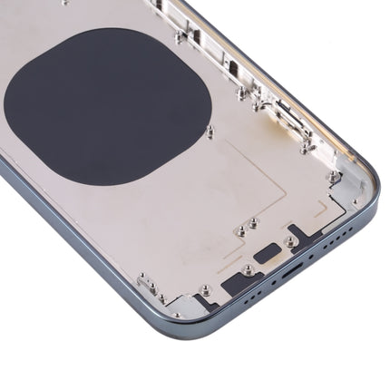 Stainless Steel Back Housing Cover with Appearance Imitation of iP13 Pro for iPhone XR(Green)-garmade.com