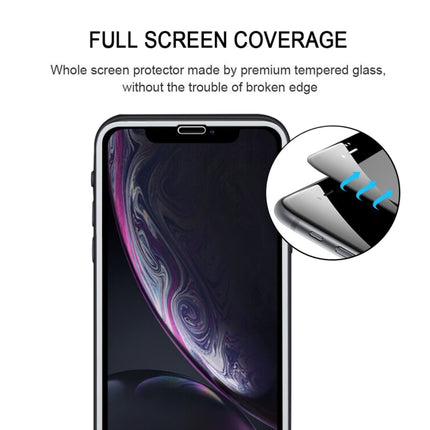 9H 2.5D Ultrathin Silk-screen Carbon Fiber Full Screen Protector Film for iPhone 11 / XR(White)-garmade.com