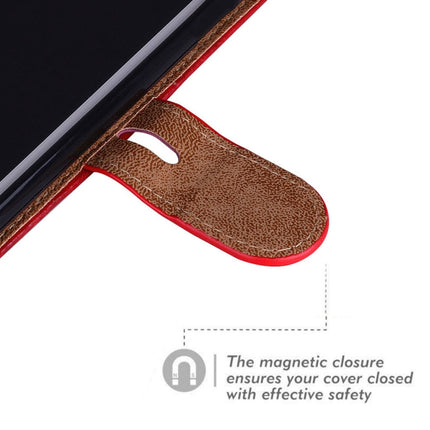 Business Style Oil Wax Texture Horizontal Flip Leather Case for iPhone XR, with Holder & Card Slots & Wallet (Red)-garmade.com