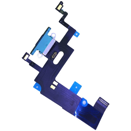 Charging Port Flex Cable for iPhone XR(Blue)-garmade.com