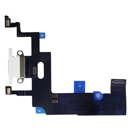 For iPhone XR Charging Port Flex Cable(White)-garmade.com