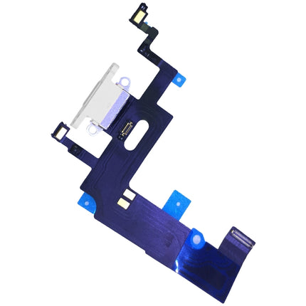 For iPhone XR Charging Port Flex Cable(White)-garmade.com