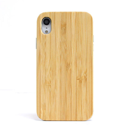 Shockproof TPU+ Wood Full Protective Case for iPhone XR-garmade.com