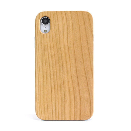 Shockproof TPU+ Wood Full Protective Case for iPhone XR-garmade.com