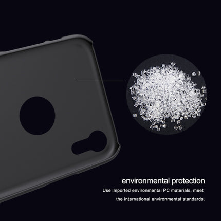 NILLKIN Frosted Concave-convex Texture PC Case for iPhone XR (Black)-garmade.com