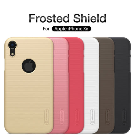 NILLKIN Frosted Concave-convex Texture PC Case for iPhone XR (Black)-garmade.com